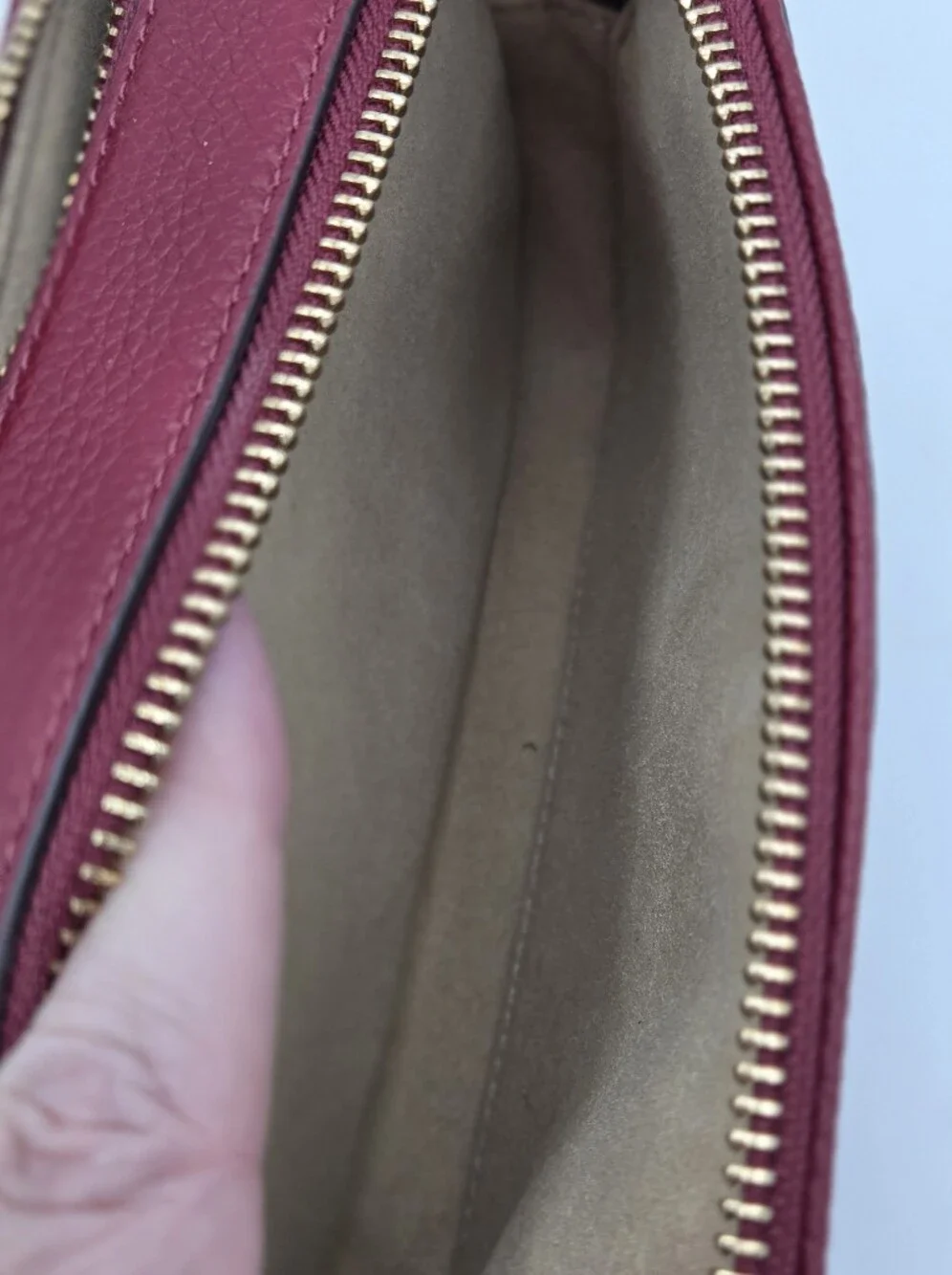 Tory Burch Mini Miller Crossbody In Burgundy